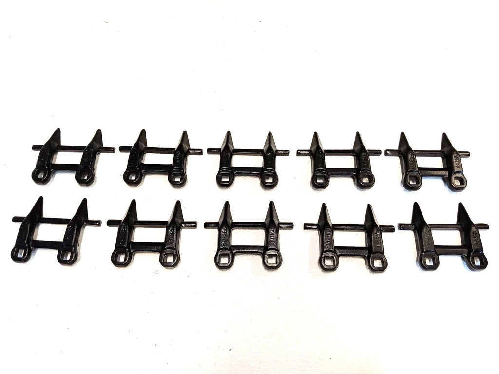 10 Pack Short Style Haybine Mower Conditioner Stub Guards Compatible with New Holland Case IH International Hesston and Sickle Mowers
