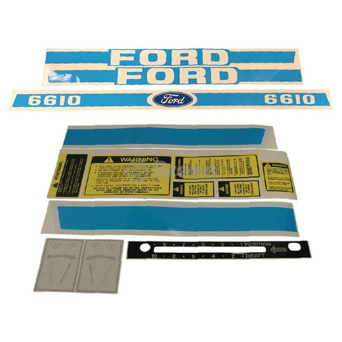 Ford 6610 Tractor Decal Set with Caution Decals (Copy)