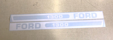 Hood Decal Set Compatible with Ford 1300 Tractor