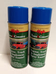 2 Cans Blue Spray Paint for Ford Tractor and Implements 1962 to 1999