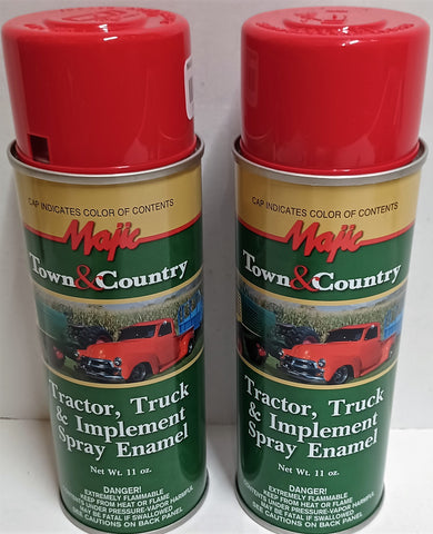2 Cans Spray Paint for Massey Ferguson Tractor Implement Baler Mower
