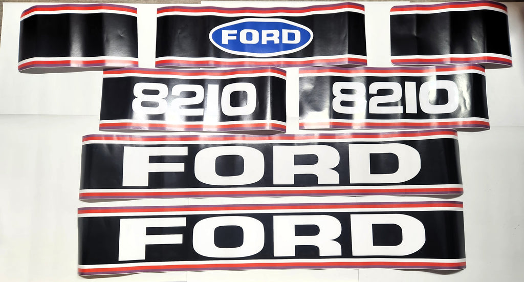Decal Set Compatible with Ford Tractor 8210