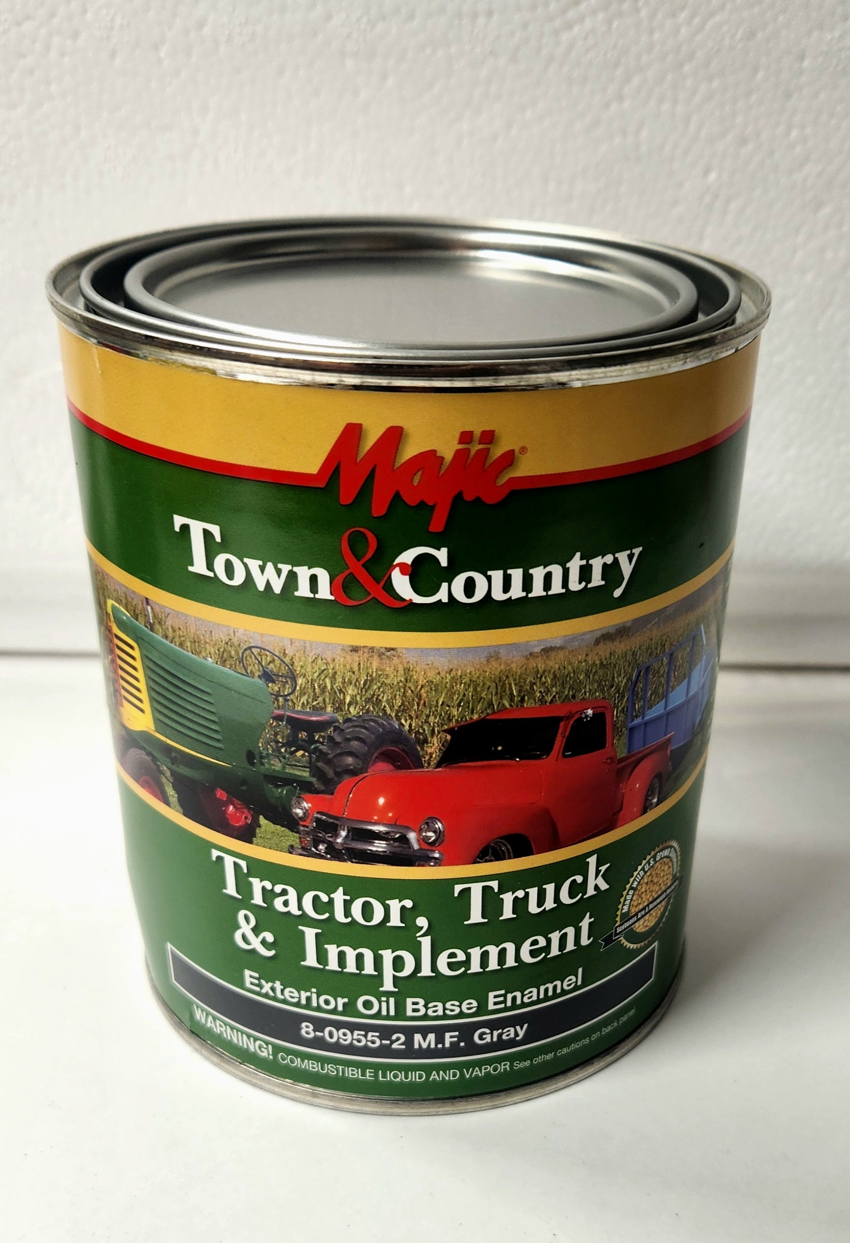 1 Qt Gray Enamel Paint for Massey Ferguson Tractor Baler Implement