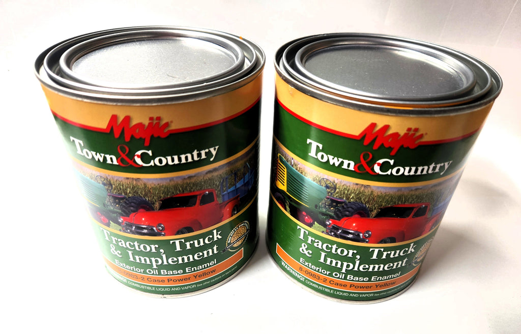 2 Quarts Power Yellow Paint For Case Tractor Truck Implements