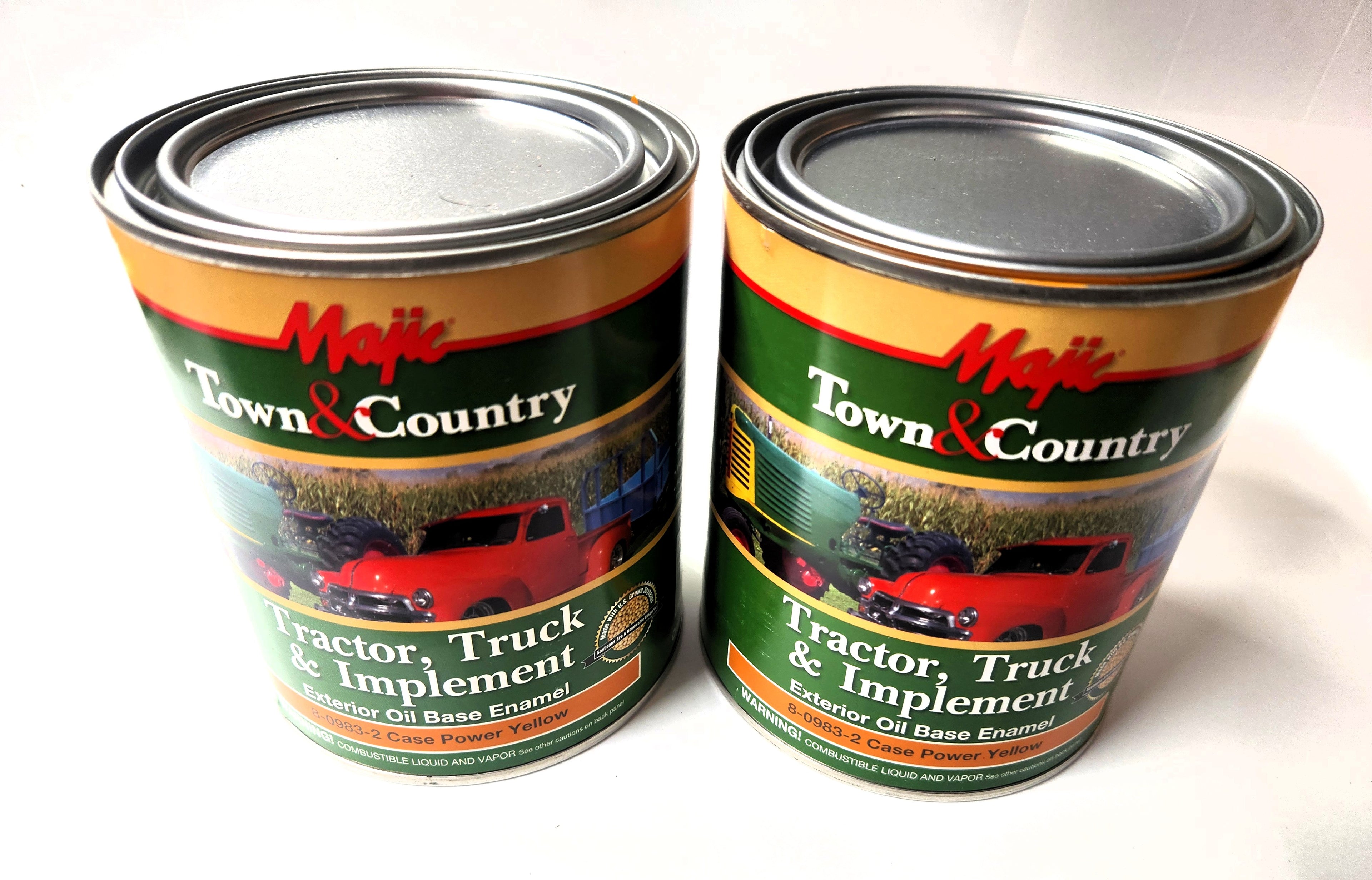 2 Quarts Power Yellow Paint For Case Tractor Truck Implements