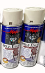 2 Cans Diamond Hard Off White Spray Paint for Car Truck Lawnmower Tractor Motorcycle Furniture