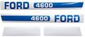 Hood decals for Ford 4600 tractor