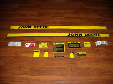 Decal Set with Caution Stickers Compatible with John Deere 950 Tractor