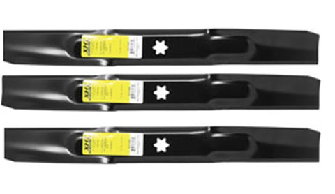 Set of 3 Lawn Mower Blades Fits 50" Deck Cub Cadet XT1 XT2 ZT1 ZT2 GT50 LT50 LX50 L50 S50