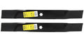 Set of 2 Lawn Mower Blades 46" Compatible with Troy Bilt Bronco 46T Horse XP 46 Hydro LT FAB46 TB2246 TB46 Mustang Pivot XP CC8624