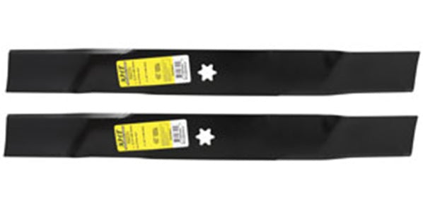 Set of 2 Lawn Mower Blades 46" Compatible with Troy Bilt Bronco 46T Horse XP 46 Hydro LT FAB46 TB2246 TB46 Mustang Pivot XP CC8624