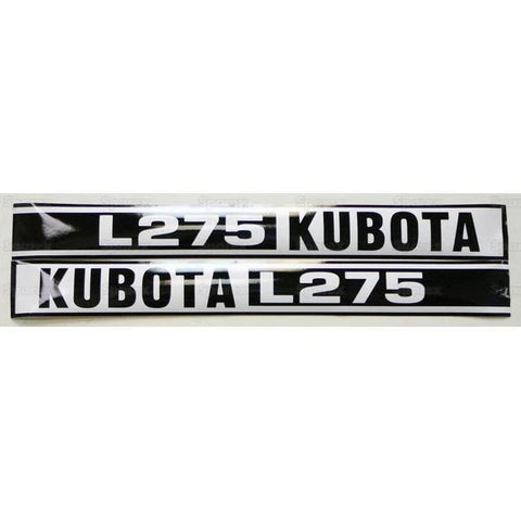 Decal Set Compatible with Kubota L275 Tractor