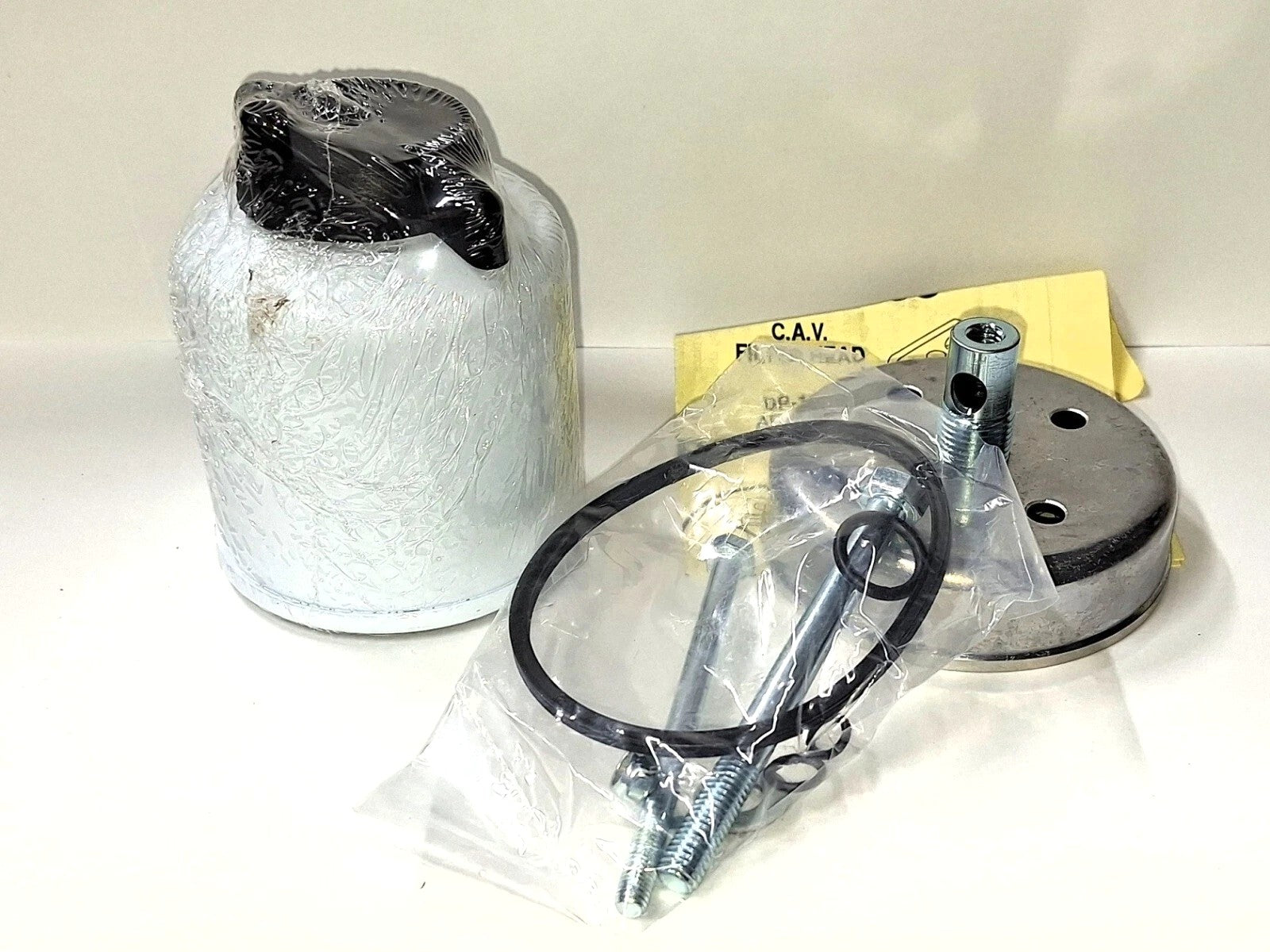 CAV Fuel Filter Conversion Adapter Kit with Filter to fit Case IH International JCB Kubota John Deere Ford New Holland Kubota & More