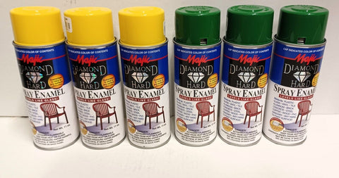 Premium Diamond Hard Spray Paint Kit for John Deere Tractor Yellow and Green