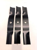 Set of 3 Lawn Mower Blades Compatible with Cub Cadet 60" Decks LT1000 2000 3000 Series 01005338 02005019 1005338
