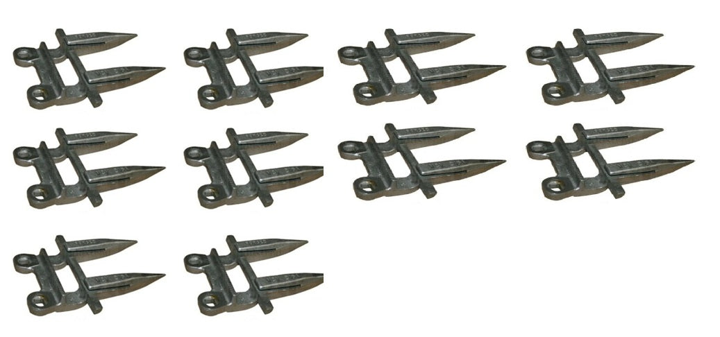 10 Haybine Mower Conditioner Guards to fit New Holland Massey Ferguson Case IH Hesston