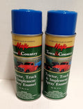2 Cans Ford New Holland Tractor Vibrant Blue Spray Paint 2000 to current