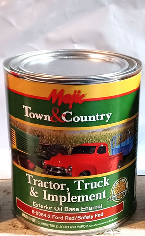 One Quart Oil Base Enamel Red Paint for Ford Tractor Truck and Implement