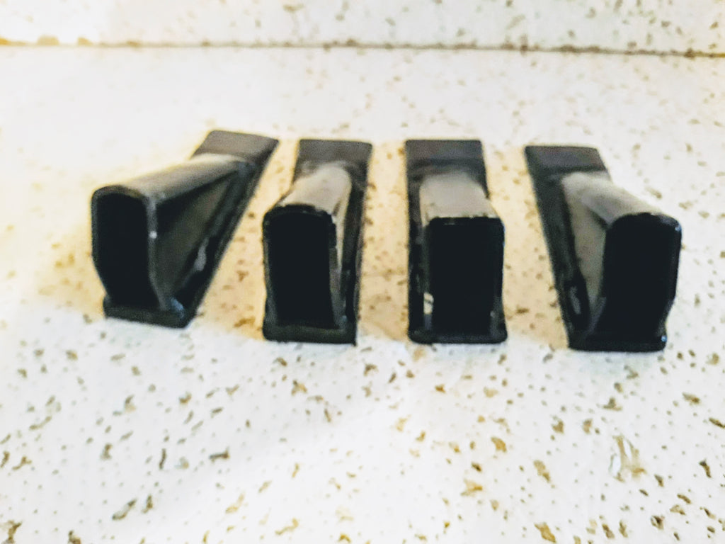 4 pack of Box blade scape blade ripper shanks points tips for 3/4" thk shanks