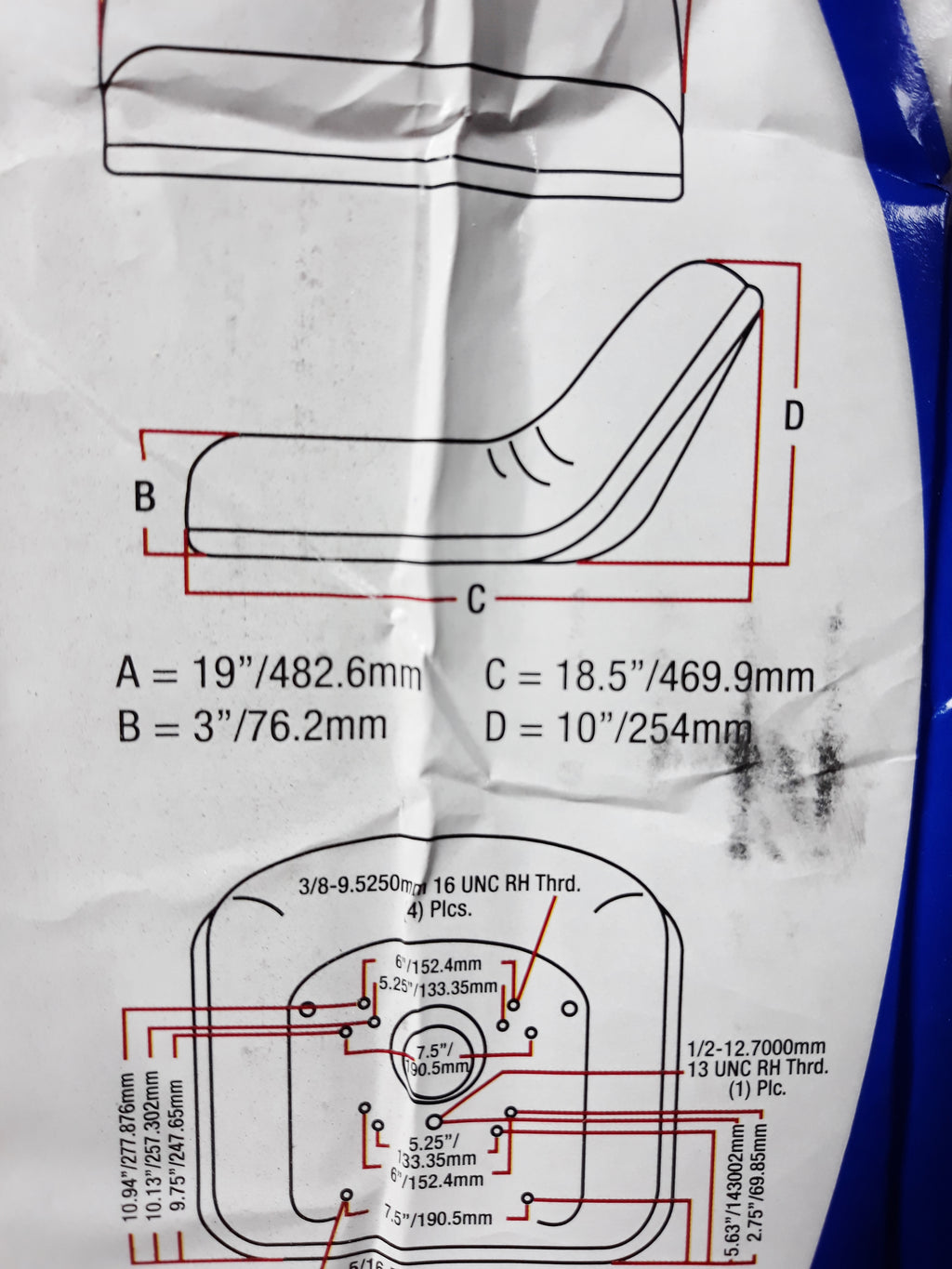 Universal Steel Frame Riding Lawn Mower Replacement Seat 