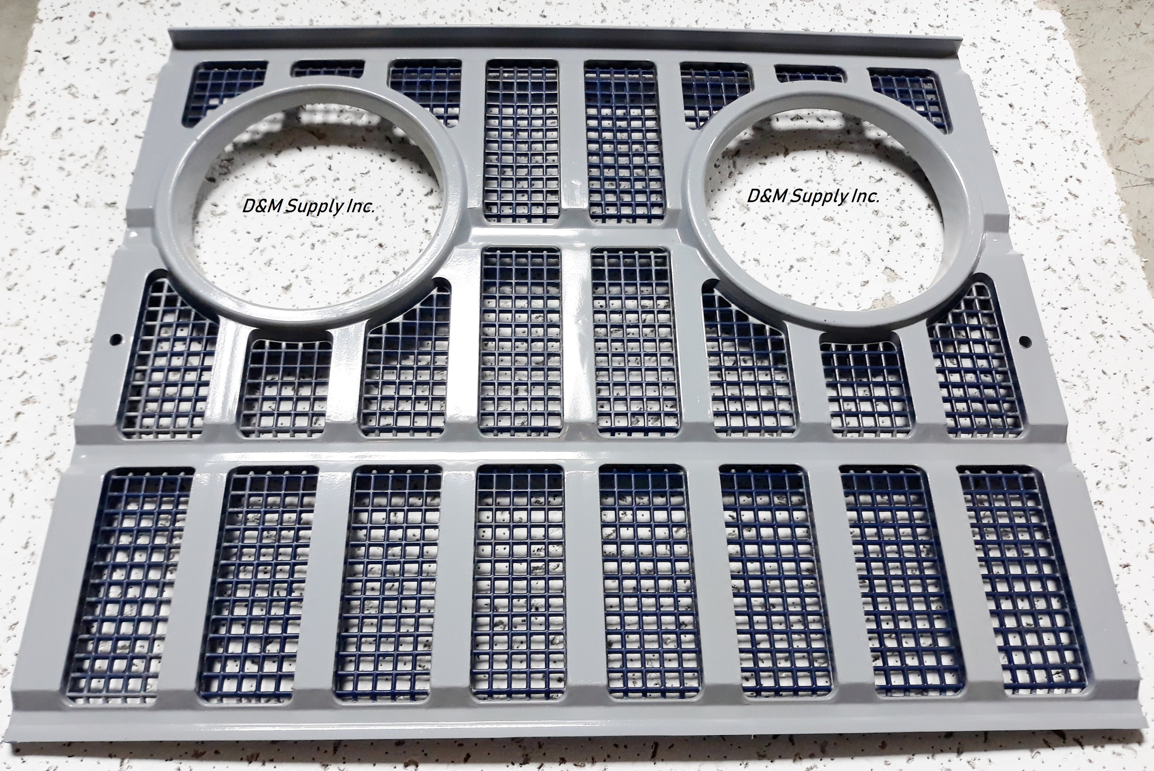 Ford Tractor Front Grille with Light Hole Cutouts 