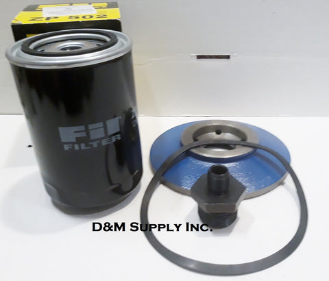 Oil Filter Adapter Kit with Heavy Duty Filter to Fit Ford Tractor 2000 3000 4000 5000