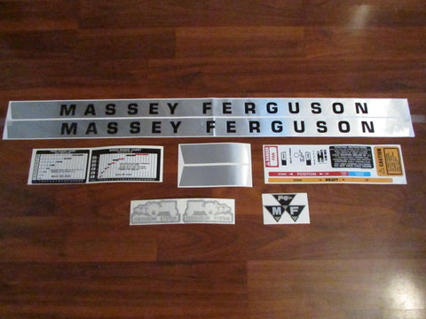 Massey Ferguson Deluxe Tractor 135 Gas Decal Set - D&M Supply Inc. 