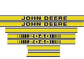 John Deere 2040 Tractor Hood Decal Set - D&M Supply Inc. 