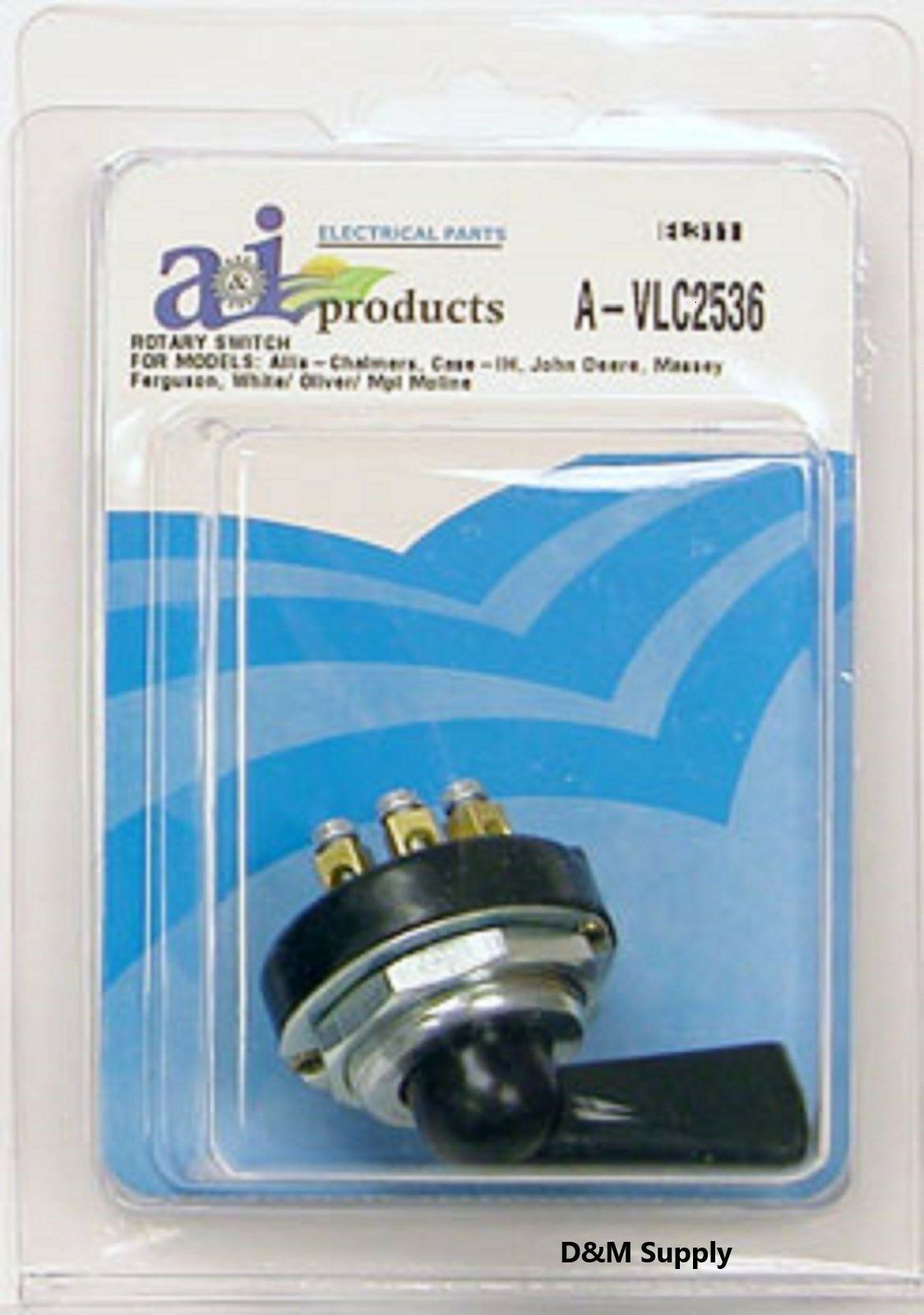 To fit John Deere IH Case Massey Tractor Rotary light switch 4 position