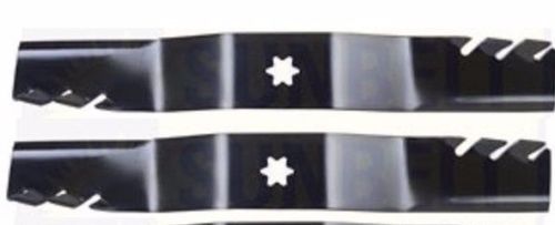 Set of 2 MTD Cub Cadet Troy Bilt 42" mower Predator mulching blades 742-0616 942-0616 - D&M Supply Inc. 