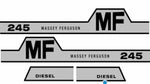 Massey Ferguson 245 Tractor Decal Set - D&M Supply Inc. 