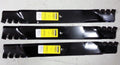 Set of 3 Heavy Duty John Deere 60" Lawnmower Mulching Blades - D&M Supply Inc. 
