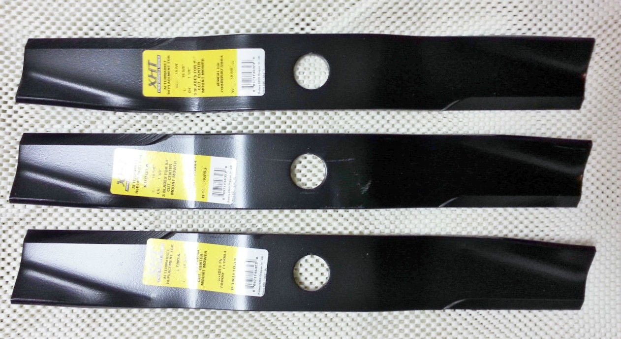 Set of 3 XHT Grasshopper Wood Brothers 52" Lawnmower Blades - D&M Supply Inc. 