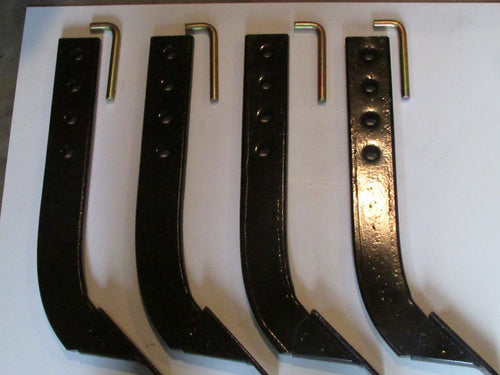 4 pack Box blade shanks rippers teeth scrape blade with pins