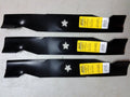 Set of 3 Sears Craftsman AYP Husqvarna 48" Lawn Mower Blades - D&M Supply Inc. 