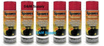 6 Cans Hesston Tractor Implement Baler Red Super Premium Spray Paint