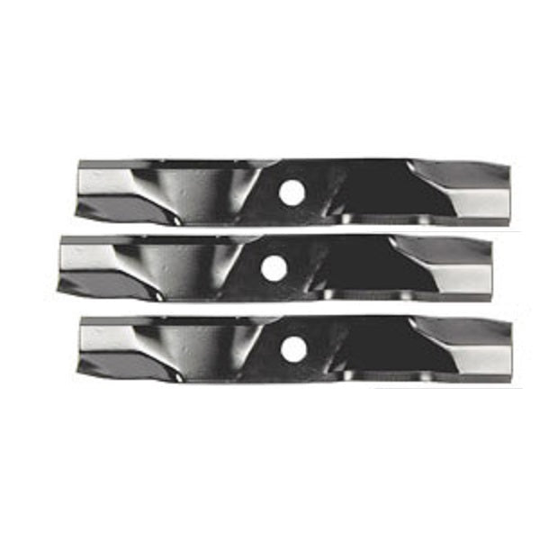 Set of 3 XHT Heavy Duty Exmark Lawn Mower Blades 48" Deck - D&M Supply Inc. 