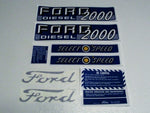 Ford Tractor Decals 2000   Diesel Selecto Speed - D&M Supply Inc. 