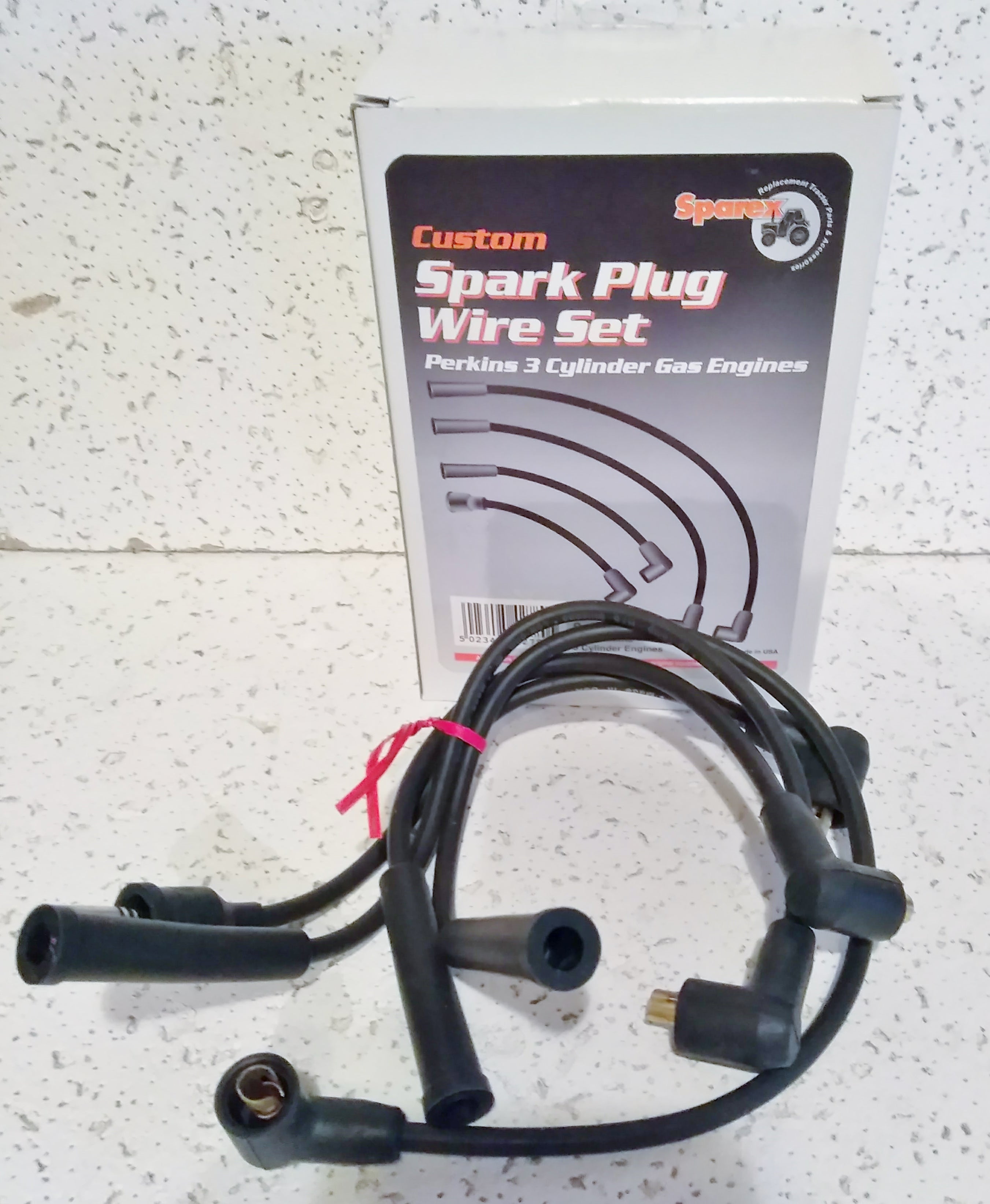 Massey Ferguson Tractor Spark Plug Wire Set Perkins 3 cyl Diesel Engine 135 150 - D&M Supply Inc. 