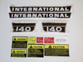 IH International Farmall Tractor 140 decal Set - D&M Supply Inc. 