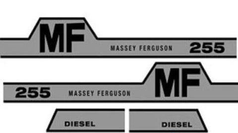 Massey Ferguson Tractor 255 Decal Set - D&M Supply Inc. 