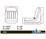 Bobcat Skid Steer Seat with Slide Tracks - D&M Supply Inc. 