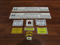 McCormick Farmall IH International Cub Tractor Decal Set with Caution Decals - D&M Supply Inc. 