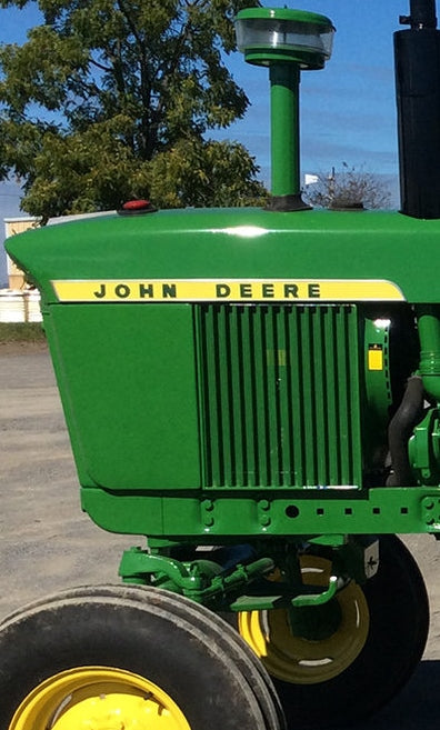 Painted Side Screen Pair with springs for John Deere Tractor 4000 4010 4020