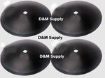 4 Pack Disc Harrow Blade 16" Plain Fits 7/8" Square or 1" Round Axle