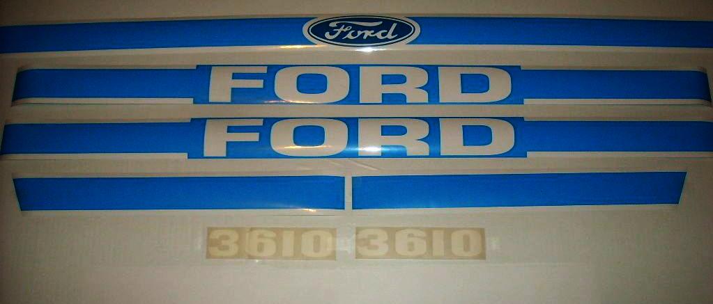 Ford Tractor 3610 Decals - D&M Supply Inc. 