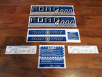 Ford 4000 Select O Speed Tractor Decals with Caution Decals - D&M Supply Inc. 