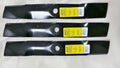 Set of 3 Heavy Duty John Deere 48" XHT Lawn Mower Blades - D&M Supply Inc. 