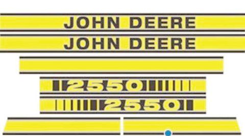 John Deere 2550 Tractor Decal Set - D&M Supply Inc. 