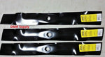 set of 3 John Deere 54" Lawn Mower Blades E180 190C LA150 G110 GX21380 GY20679